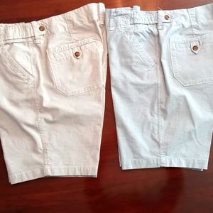Old Navy Women's Shorts, Sz 12, Bundle of 2 for the price of 1, Blue/Grey